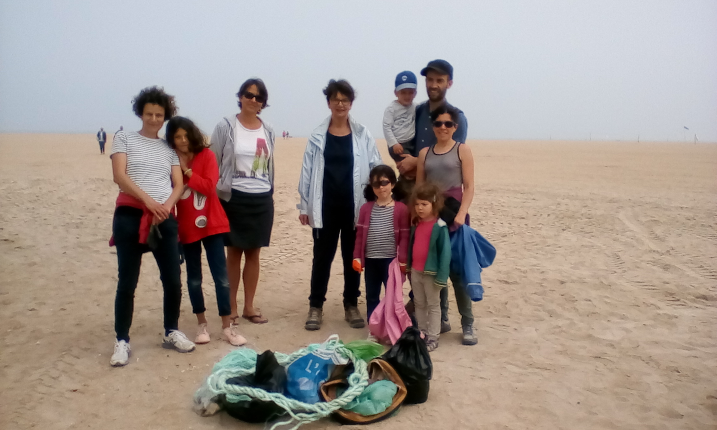 Ramassage des déchets sur la plage du 10 juin 2018